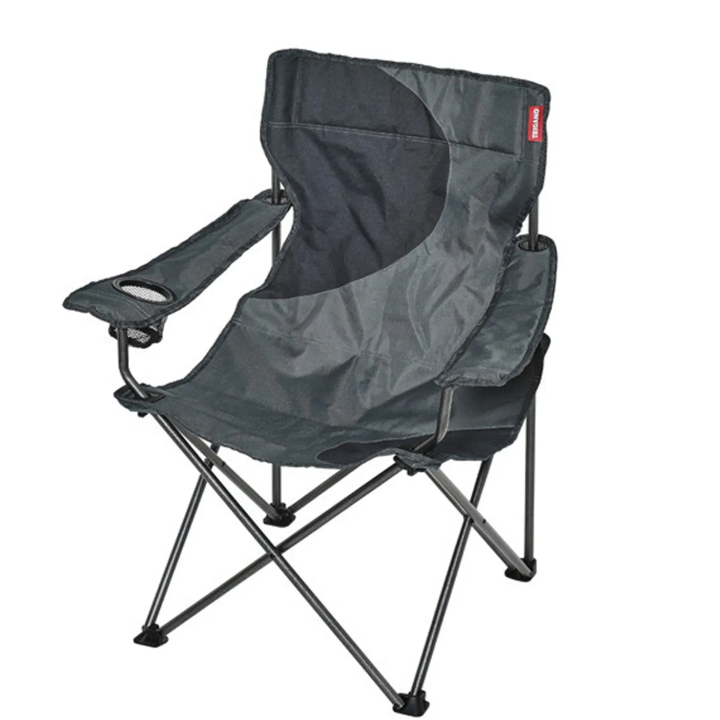 Trigano Fauteuil Camping Acier Gris Noir< Fauteuil De Camping