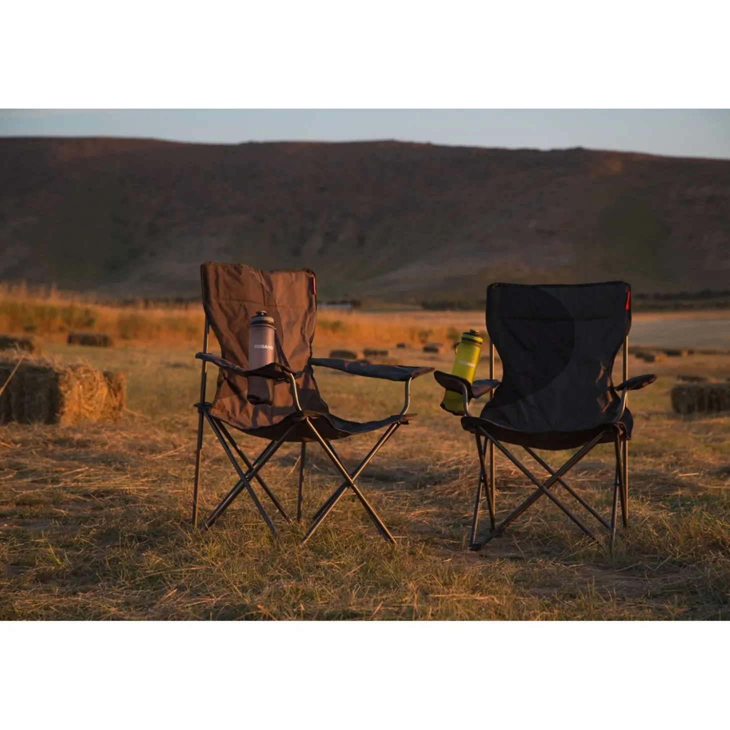 Trigano Fauteuil Camping Acier Gris Noir< Fauteuil De Camping