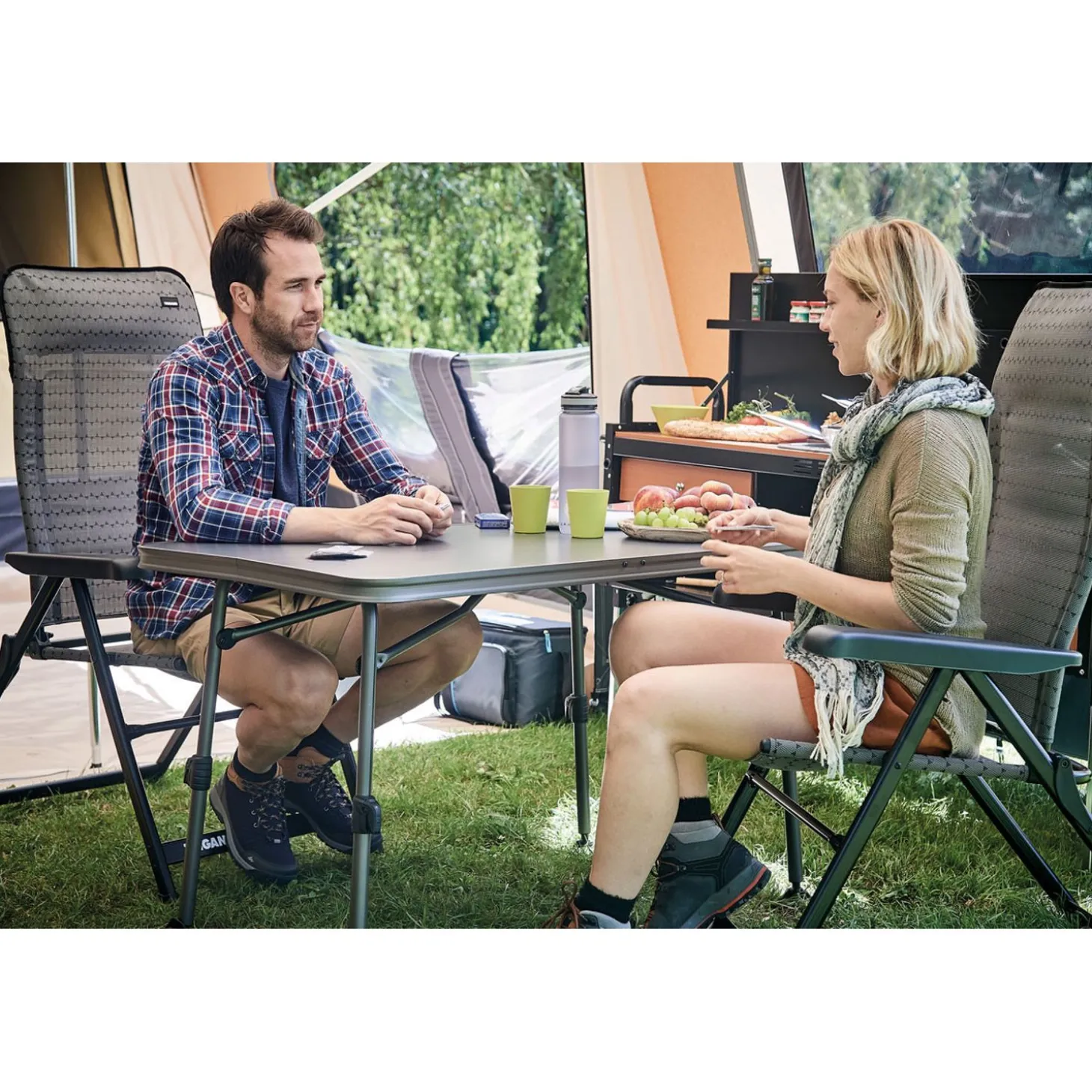 Trigano Fauteuil Camping Alu Dossier Haut Slim Cocoon< Fauteuil De Camping