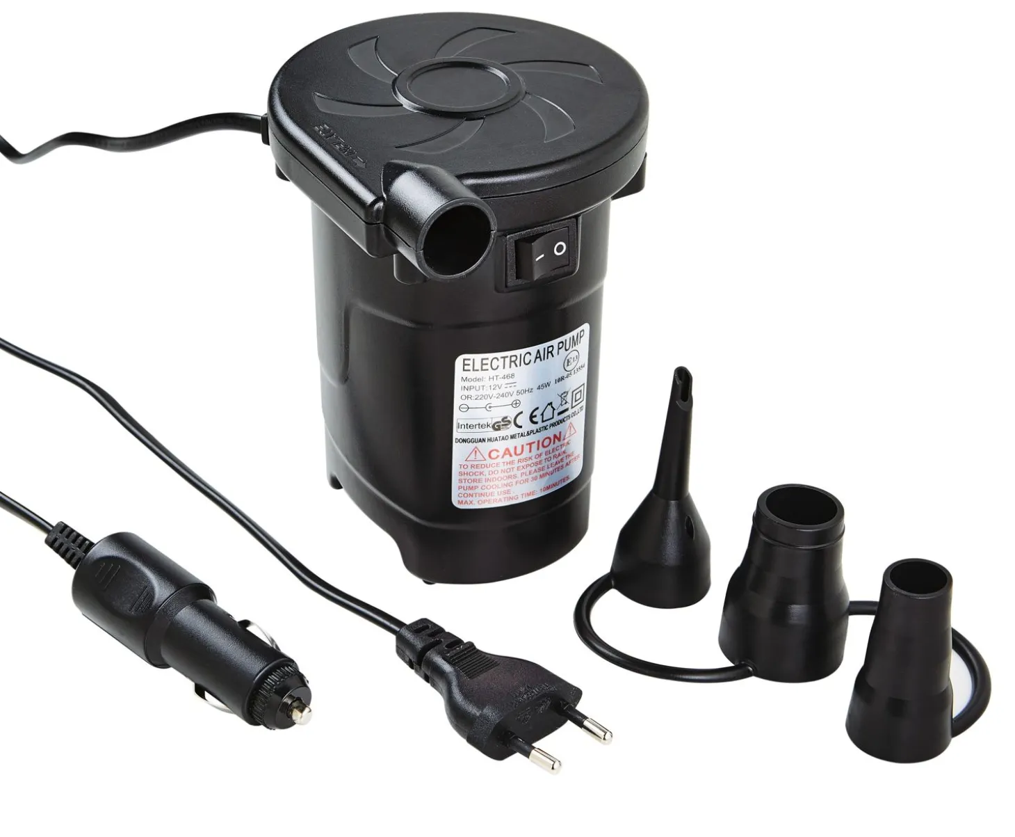 Trigano Gonfleur Electrique Duo 12V/220V< Couchage