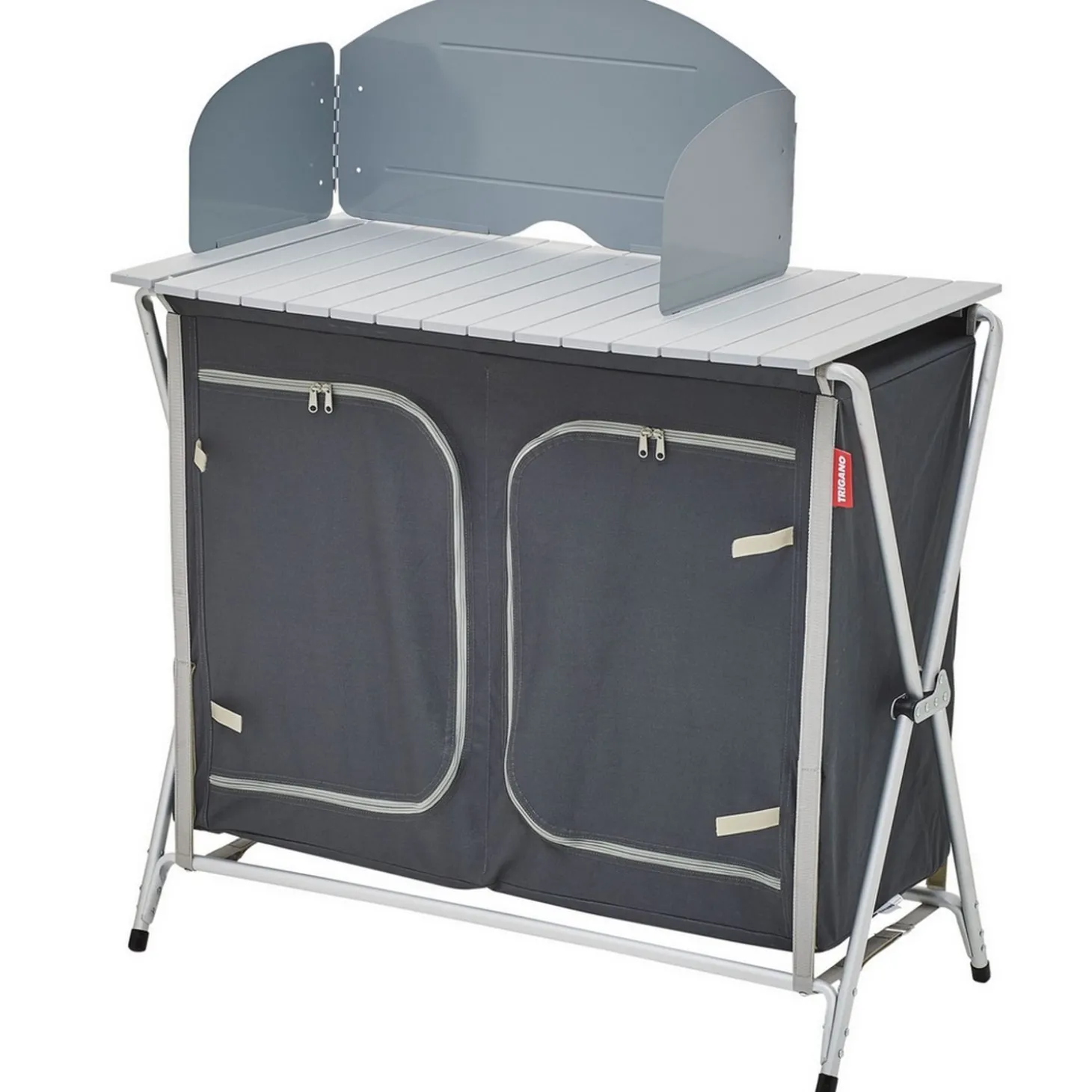Trigano Meuble De Cuisine Pliant Gris/Noir< Meuble Cuisine De Camping