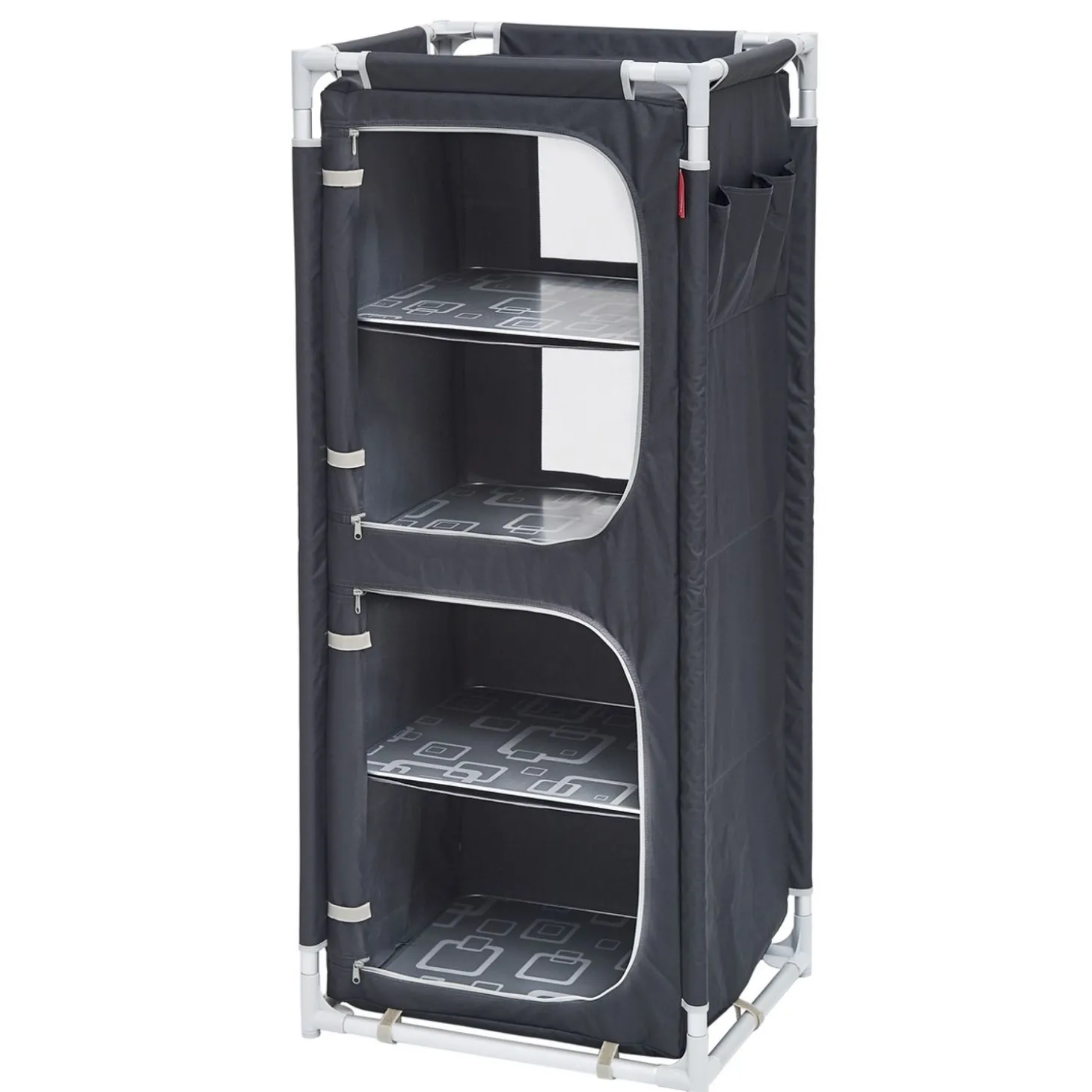 Trigano Meuble De Rangement Gris/Noir< Meuble Rangement De Camping