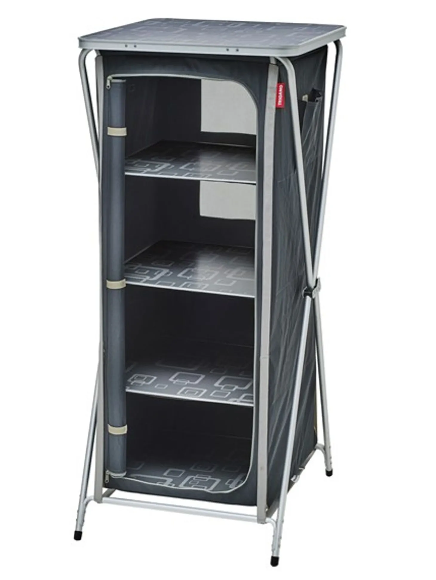 Trigano Meuble De Rangement Pliant Xl Gris/Noir< Meuble Rangement De Camping