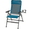 Trigano Pack 2 Fauteuils Electra Dossier Bas< Bons Plans