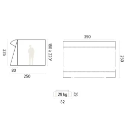 Trigano Pack Auvent Indiana - Espace Rangement< Bons Plans