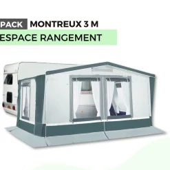 Trigano Pack Auvent Montreux 3M - Espace Rangement< Bons Plans