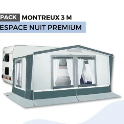 Trigano Pack Auvent Montreux 3M - Espace Nuit Premium< Bons Plans