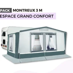 Trigano Pack Auvent Montreux 3M - Espace Grand Confort< Bons Plans
