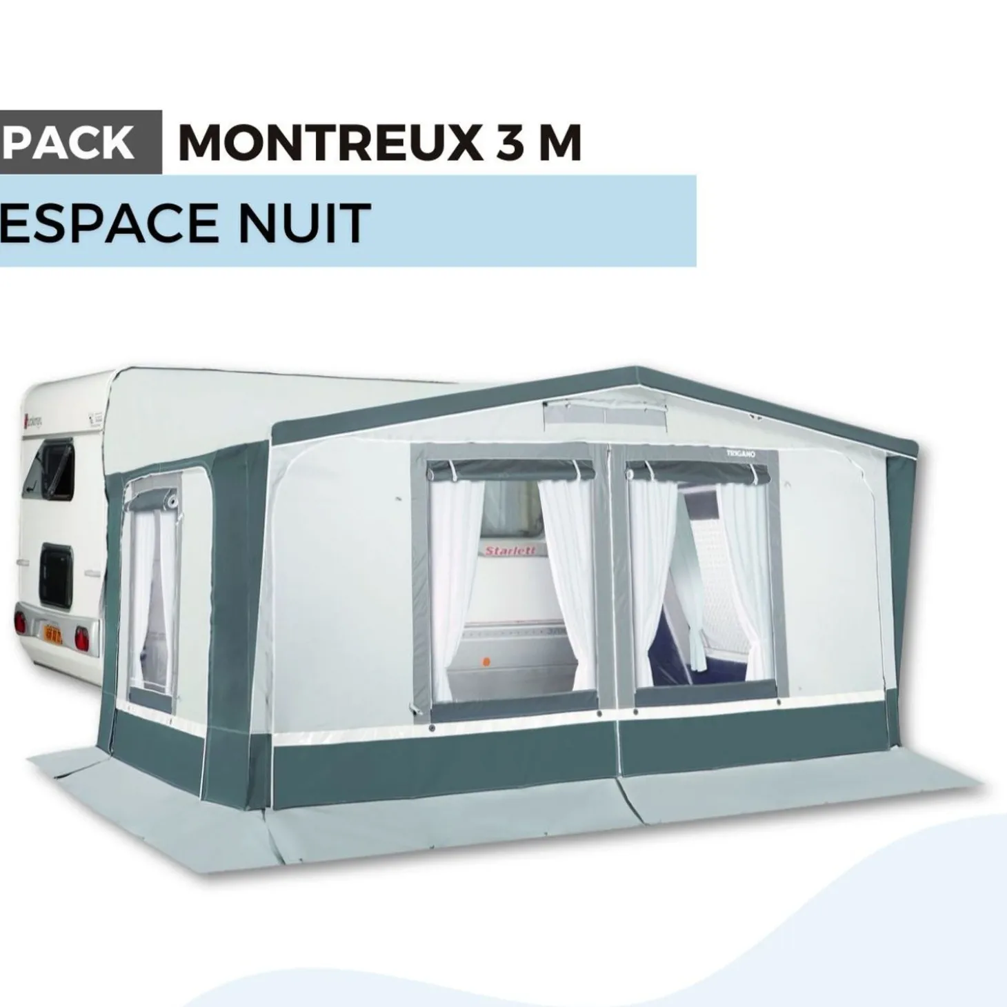 Trigano Pack Auvent Montreux 3M - Espace Nuit< Bons Plans