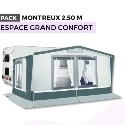 Trigano Pack Auvent Montreux 2,50M - Grand Confort< Bons Plans