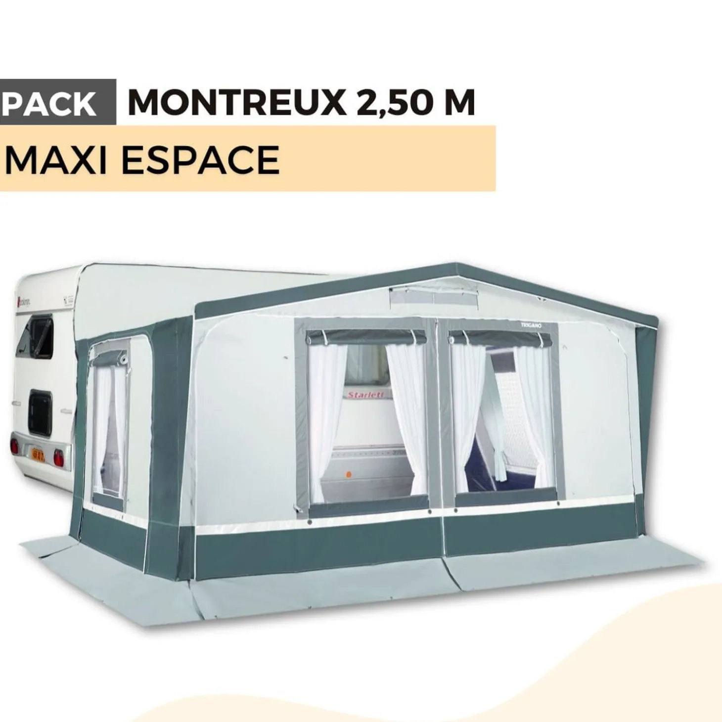Trigano Pack Auvent Montreux 2,50M - Maxi Espace< Bons Plans