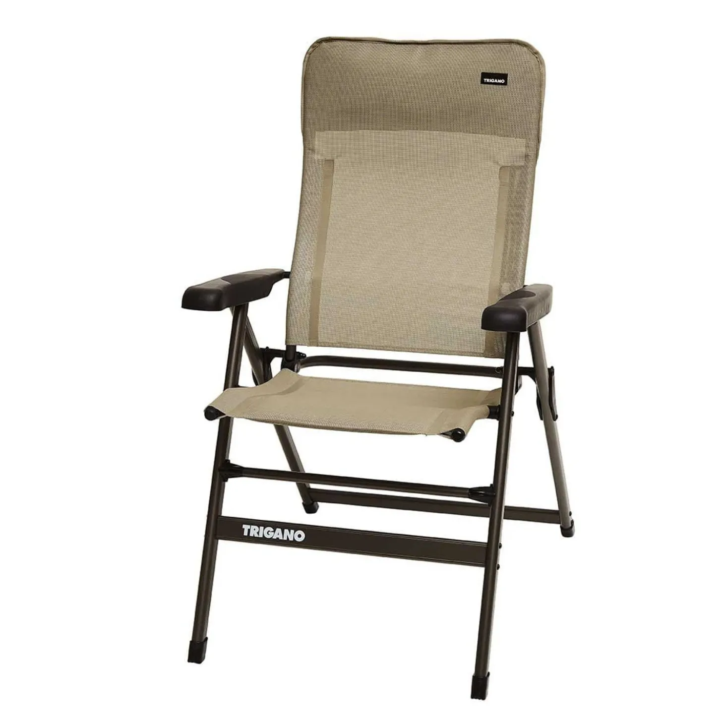 Trigano Pack Fauteuil Camping Moka Dossier Bas + Repose-Pied< Bons Plans