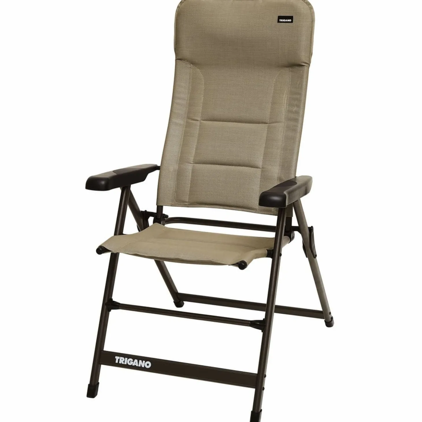 Trigano Pack Fauteuil Camping Moka Matelasse + Repose-Pied< Bons Plans