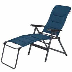 Trigano Pack Fauteuil Camping Premium Dark Blue + Repose-Pied< Bons Plans