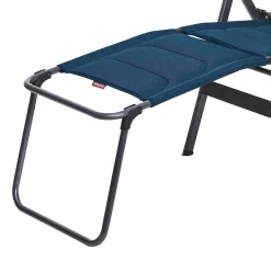 Trigano Pack Fauteuil Camping Premium Dark Blue + Repose-Pied< Bons Plans