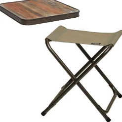 Trigano Pack Table D'Appoint Moka - Bois Flotte< Chaise De Camping