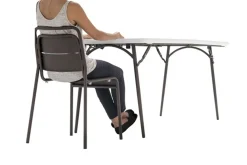 Trigano Table Polyethylene Pliage Central 180 Cm< Table De Camping