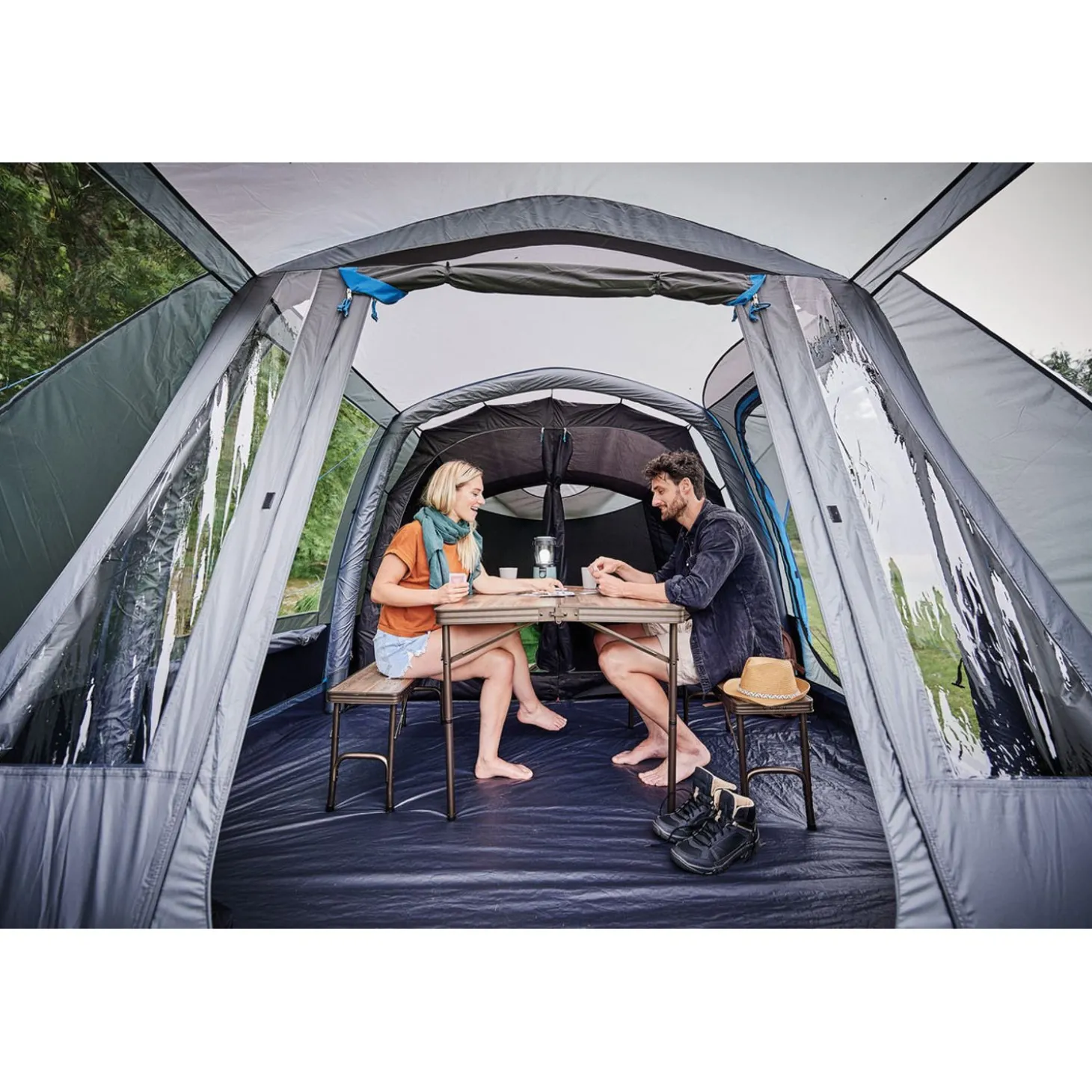 Trigano Tente Camping Gonflable 4 Places Diablo 4 < Tente Camping Familiale
