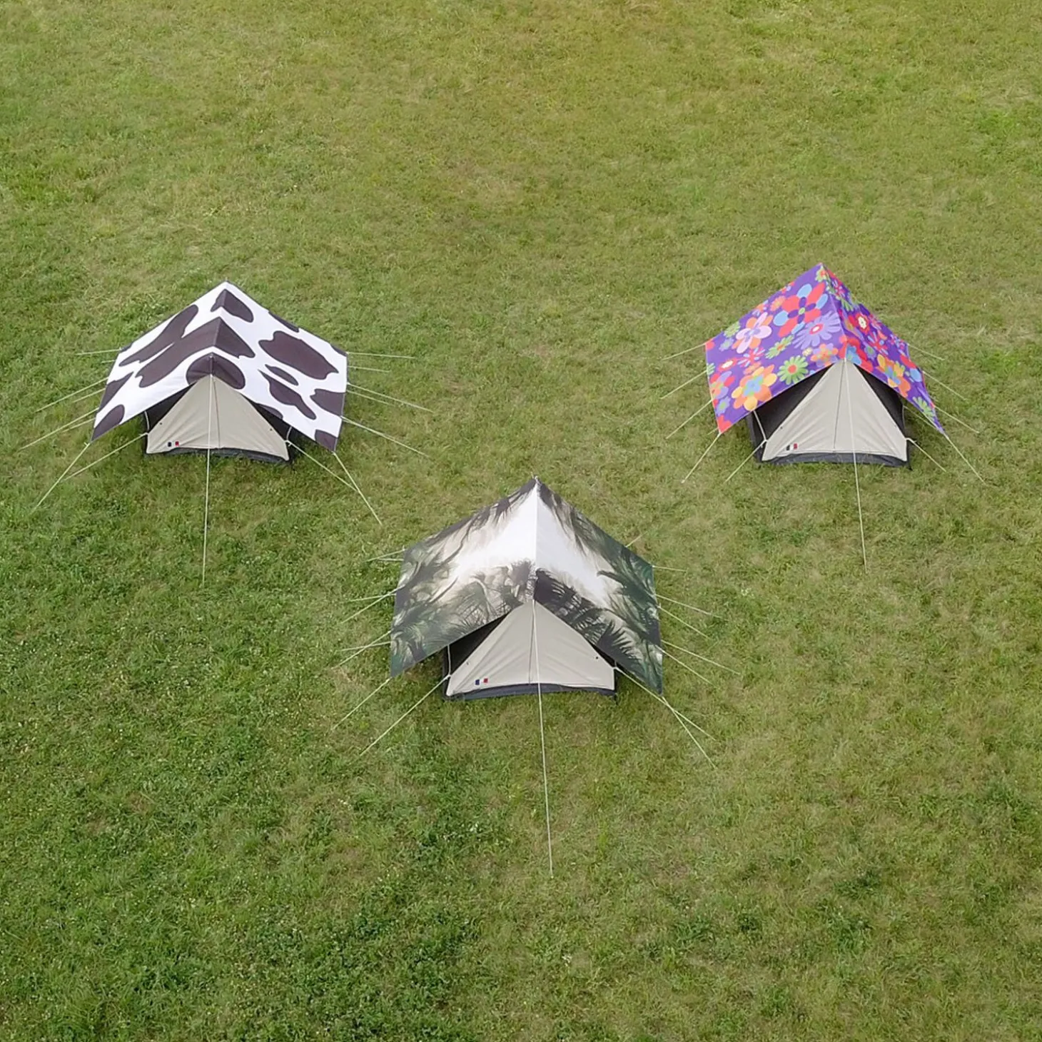 Trigano Tente Canadienne Personnalisable 3 Places Tent&Moi - < Tente Camping 3 Places