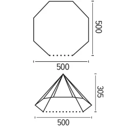 Trigano Tipi Camping Cherokee 500 - < Tente Camping Familiale